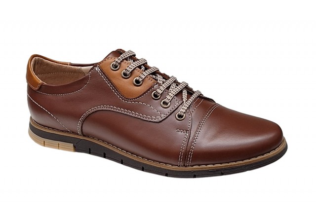 Pantofi barbati, casual din piele naturala, Maro, GKR67M
